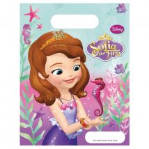 Décos princesse Sofia pour anniversaire (6 sacs cadeaux)