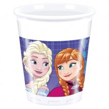 Déco Reine des Neiges pour anniversaire (8 gobelets)