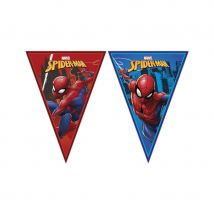 Déco Spiderman à l'action pour table anniversaire (Guirlande de fanions de 2.3m)