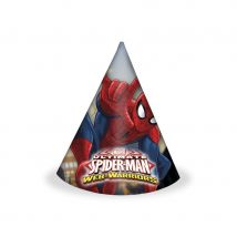 Déco Spiderman pour anniversaire (6 chapeaux)