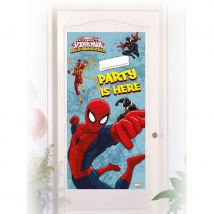 Déco Spiderman pour anniversaire (Décor de porte)