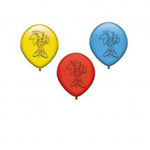 Décoration Sonic pour anniversaire (8 ballons)