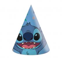 Décoration Stitch pour anniversaire (6 chapeaux)