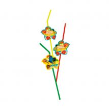 Décorations tropicale beach de table (6 pailles)