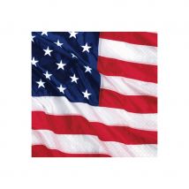 Décorations USA de table (16 serviettes)