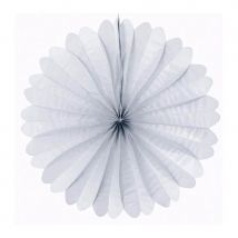 Eventail en papier de 85cm de diamètre (BLANC)