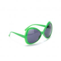 Grandes lunettes papillon disco (Vert)