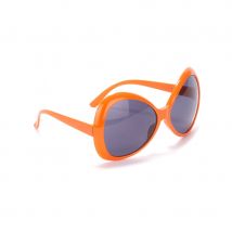 Grandes lunettes papillon disco (Orange)