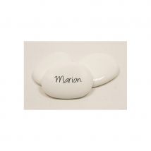 Galet marque place neutre (Blanc)
