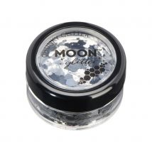 Grosses paillettes cosmétiques en pot de 5gr (Argent)