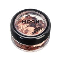Grosses paillettes cosmétiques en pot de 5gr (Cuivre)