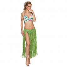 Jupe longue hawaïenne en raphia pour adulte (Vert)