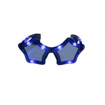 Lunettes étoiles Led (Bleues)