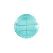 Lanterne japonaise boule de 25 cm (Turquoise)