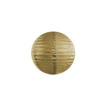 Lanterne japonaise boule de 25 cm (Or)
