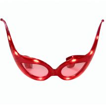 Lunettes papillon Led (Rouges)