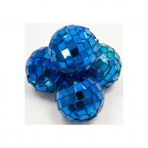 Mini boules à facettes de 3.5cm (Turquoise)