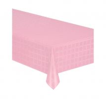 Nappe en papier damassé, rouleau de 1,2 x 6m (Rose pastel)