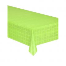 Nappe en papier damassé, rouleau de 1,2 x 6m (Anis)