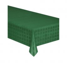Nappe en papier damassé, rouleau de 1,2 x 6m (Vert sapin)