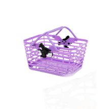 Panier à bonbons noir ou orange pour Halloween (Violet)