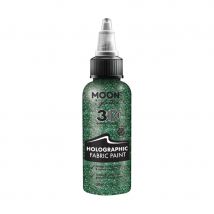 Peinture à paillettes holographique pour textiles (Vert)