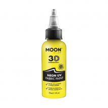 Peinture à paillettes UV pour vêtements (Jaune, 30ml)