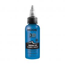 Peinture à paillettes UV pour vêtements (Bleu, 30ml)
