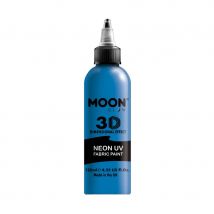 Peinture à paillettes UV pour vêtements (Bleu, 125ml)