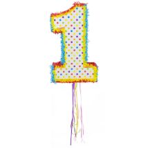 Pinata en forme de chiffre (Chiffre 1, 49x22x9cm)