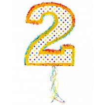 Pinata en forme de chiffre (Chiffre 2, 49x38x9cm)