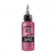 Peinture effet métallique pour textiles (Rose)