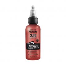 Peinture effet métallique pour textiles (Rouge)