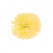 Pompon en papier de 25cm (Jaune)