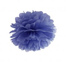 Pompon en papier de 25cm (Bleu)