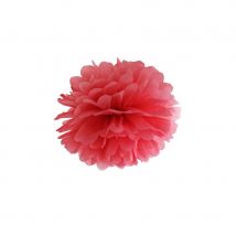 Pompon en papier de 35cm (Rouge)