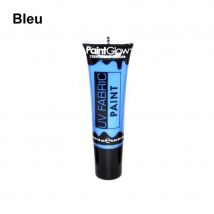 Peinture textile fluo, UV (Bleu)