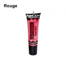 Peinture textile fluo, UV (Rouge)