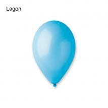 Sachet de 12 ballons pastels de 30cm (Lagon)
