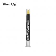 Stick de maquillage brillant dans le noir (Blanc 2,5g)