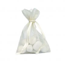 Sachet pour dragées en Organdi (Ivoire)