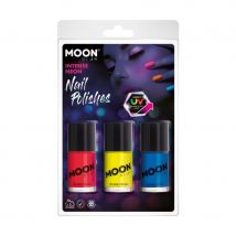 Tube de vernis à ongles UV intense (Rouge, jaune, bleu)