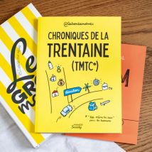 Livre Chroniques de la trentaine (TMTC) - Idée cadeau Noël - Cadeau Homme - Cadeau Femme - Cadeau Crémaillère - Mango Society - Les Raffineurs