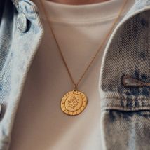 Collier soleil de mon coeur - Idée cadeau Noël - Cadeau Femme - Cadeau Maman - Affaire De Famille - Les Raffineurs