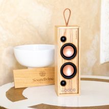 Enceinte nomade caisse de vin - Bois - Fabriqué en France - Idée cadeau Noël - Cadeau Homme - Cadeau Femme - Cadeau Papa - Cadeau Maman - Cadeau 