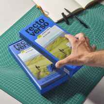 Coffret Recto Verso - 100 randonnées en Europe - Fabriqué en France - Idée cadeau Noël - Cadeau Homme - Cadeau Femme - Cadeau Papa - Cadeau Maman - 