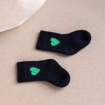 Chaussettes brodées Coeur Mini - Taille Unique - Idée cadeau Noël - Idée cadeau enfant - Affaire De Famille - Les Raffineurs
