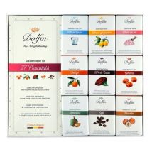 Dolfin Gift Set with 27 Chocolate Squares with 9 Flavours