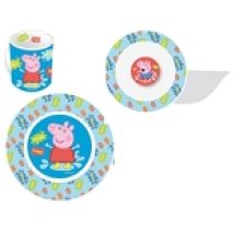 Set Tazza, Piatto Piano e Fondo Peppa Pig