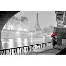 Poster Parigi Eiffel Tower Kiss